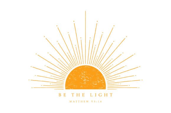 Be the Light Sun SVG