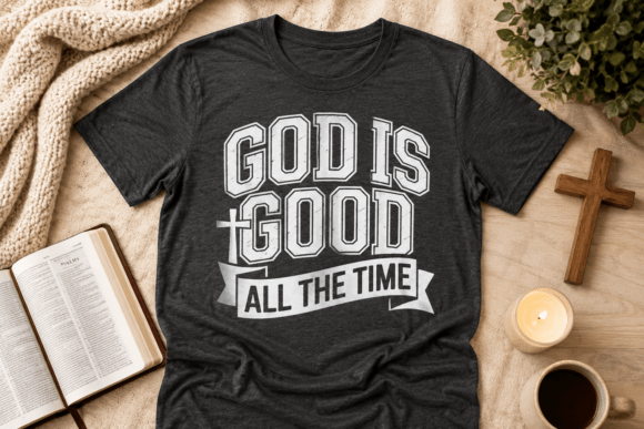 God is Good Shirt Design PNG for T-Shirt Designs
