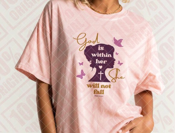 God is Within Her SVG & PNG – T-Shirt Designs
