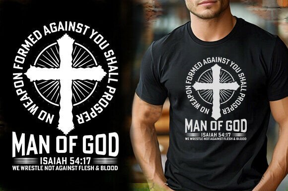 NO WEAPON FORMED AGAINST YOU SHALL PROSP T-Shirt Designs