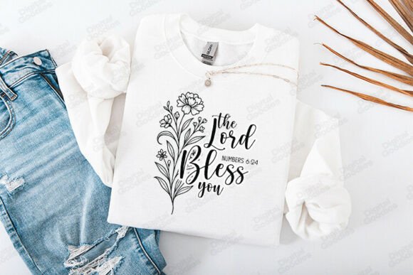 The Lord Bless You Bible Verse Design for T-Shirt Designs