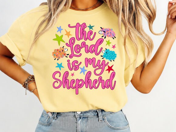 The Lord is My Shepherd Coquette T-Shirt Designs